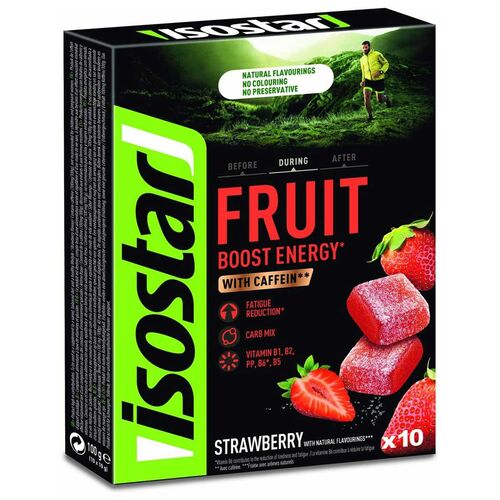 Isostar Energy Fruit Boost Gelee 10x10g Erdbeere