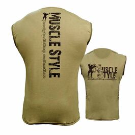 MuscleStyle Tank Top Sand XXL