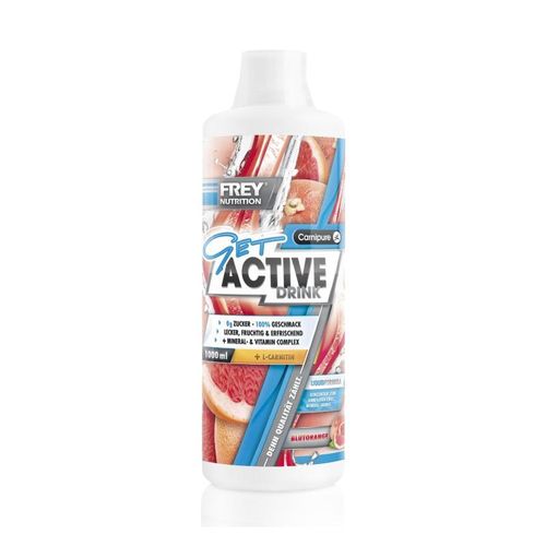 Frey Nutrition Get Active Drink 1000ml Blutorange