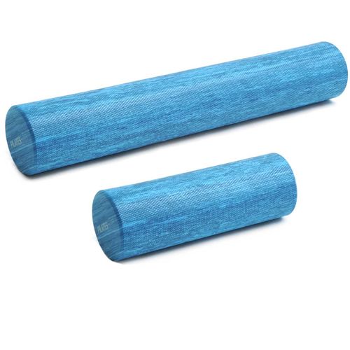 Yogistar Faszien/Pilates Rolle Pro 15x45cm Marmor Blau