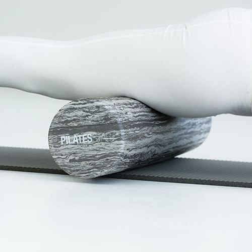 Yogistar Faszien/Pilates Rolle Pro 15x45cm Marmor Blau