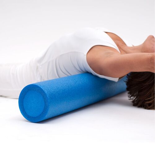 Yogistar Pilates Rolle 15x90,5cm - Grau-Violett