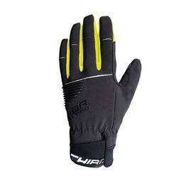 Chiba Rain Touch Fahrradhandschuhe Schwarz/Neon