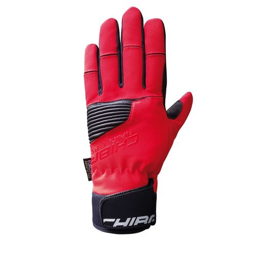 Chiba Rain Touch Fahrradhandschuhe Rot - S