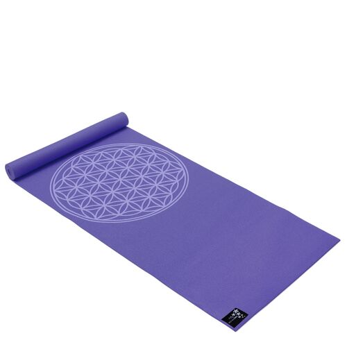 Yogistar Yogamatte Basic Flower of Life - violett