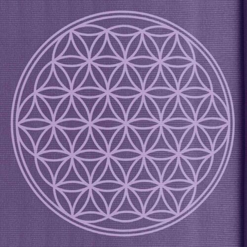 Yogistar Yogamatte Basic Flower of Life - violett
