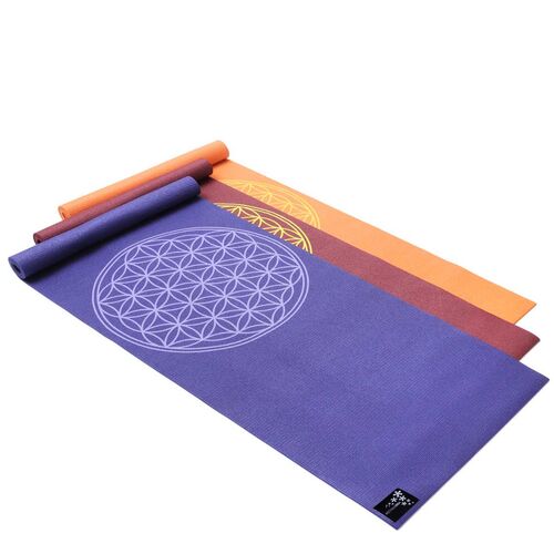 Yogistar Yogamatte Basic Flower of Life - violett