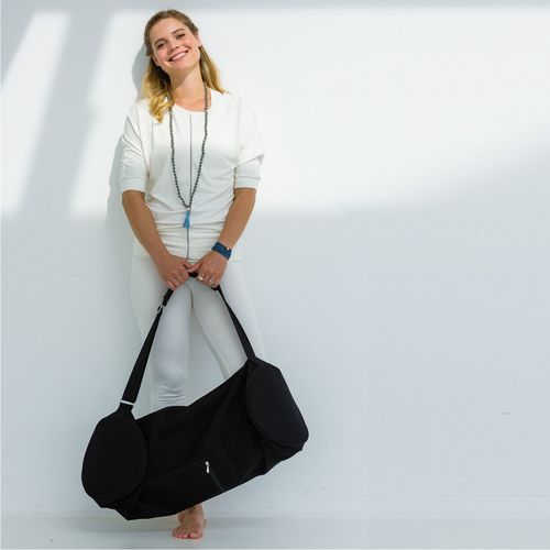 Yogistar Yogatasche Extra Big - Baumwolle - 75cm - schwarz