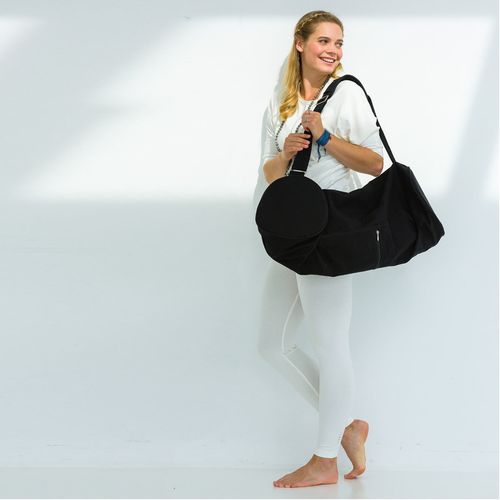 Yogistar Yogatasche Extra Big - Baumwolle - 75cm - schwarz
