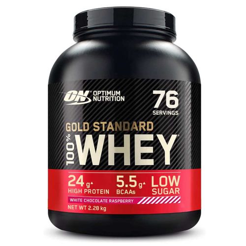 Optimum Nutrition 100% Whey Gold Standard 2270g Weie Schokolade Himbeere