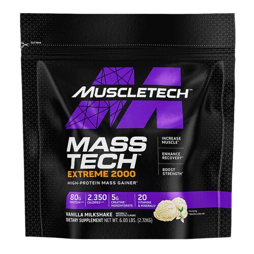 Muscletech Mass Tech Extreme 2000 - 2720g Vanilla Milkshake