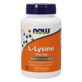 Now Foods L-Lysin 500mg 100 Kapseln