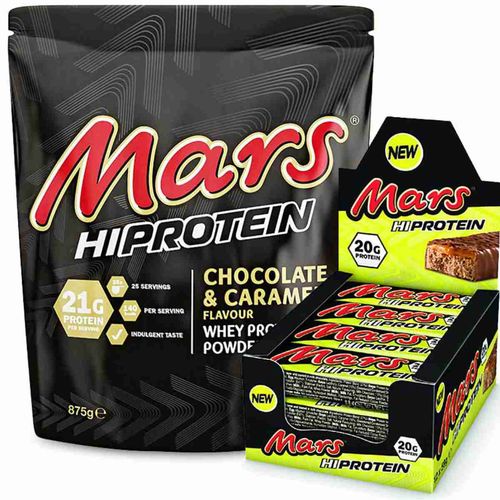 Mars Protein Pulver 875g + Mars Protein Riegel 12x59g