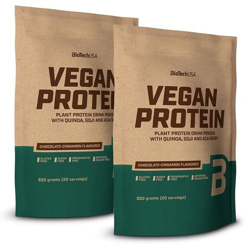 Biotech USA Vegan Protein 500 g Waldfr�chte 2er Set