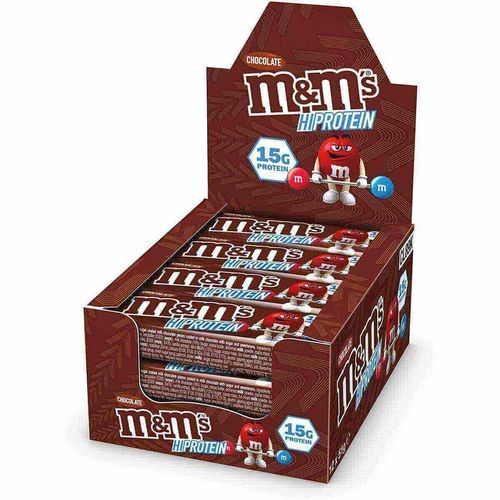 M&M Hi Protein Bar 12 x 51g Chocolate