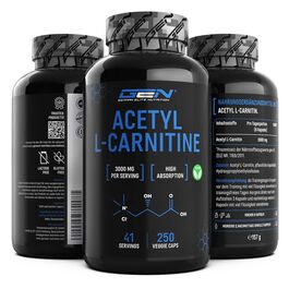 GEN Nutrition Acetyl L-Carnitin 250 Kapseln