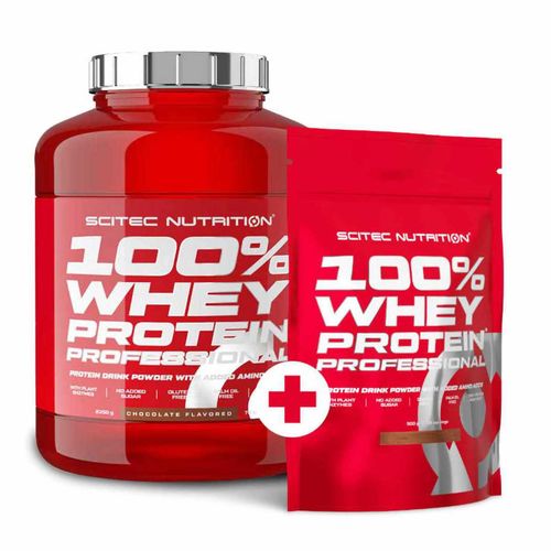 Scitec Nutrition 100% Whey Protein Professional 2350g + 500g Schokolade Banane