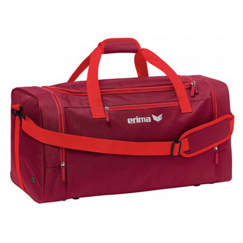 Erima Squad Sporttasche Gr��e M bordeaux/ rot