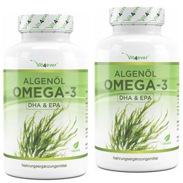 Vit4ever Algenöl Omega 3 90 Kapseln 2er Set