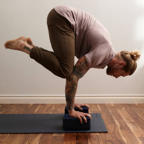 Halfmoon Essential Studio Mat Yogamatte Charcoal