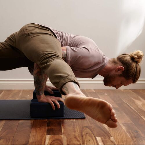Halfmoon Essential Studio Mat Yogamatte Charcoal