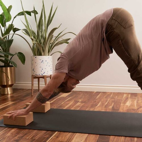 Halfmoon Essential Studio Mat Yogamatte Charcoal