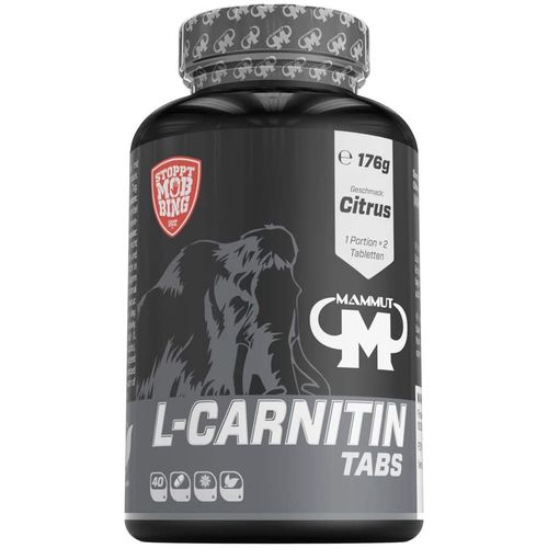 Mammut Nutrition L-Carnitin 80 Lutschtabletten Citrus