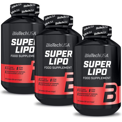 Biotech USA Super Lipo 120 Tabletten 3er Set