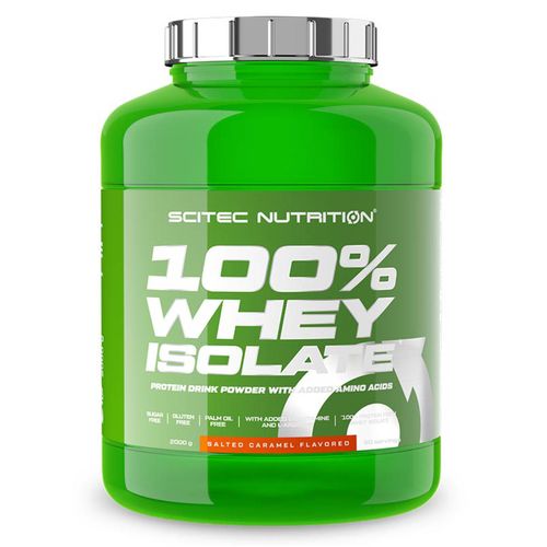 Scitec Nutrition 100% Whey Isolate 2000g Salziges Karamell