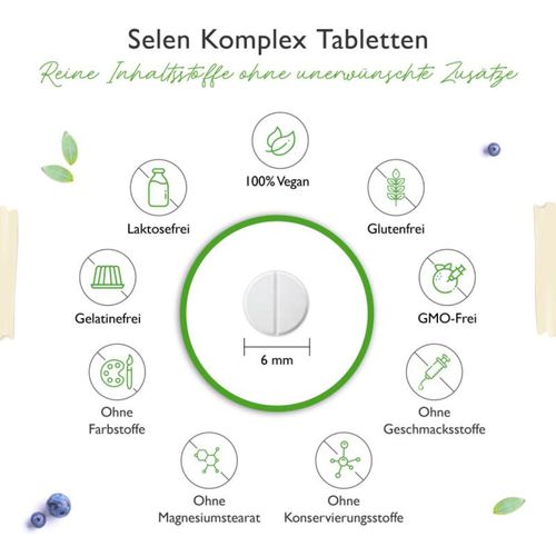 Vit4ever Selen 3-fach Komplex 365 Tabletten