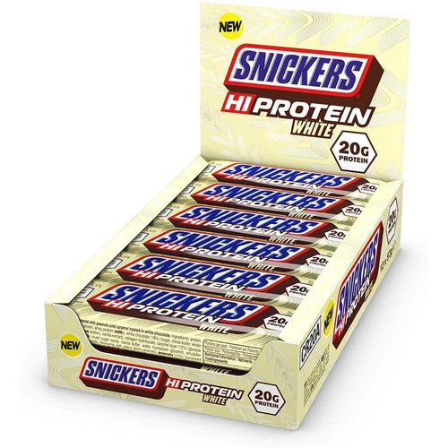 Snickers Hi Protein Riegel 12 x 57 g Weiße Schokolade