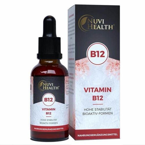 Nuvi Health Vitamin B12 - Cobalamin-Komplex 1750 Tropfen = 50 ml