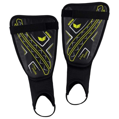 Erima X-Plate ERGONO Schienbeinschoner schwarz / neon gelb Gr. L