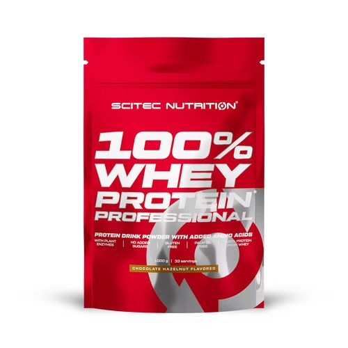 Scitec Nutrition 100% Whey Protein Professional 1000 g Schokolade - Haselnuss
