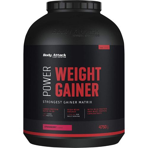 Body Attack Power Weight Gainer 4750g Erdbeere
