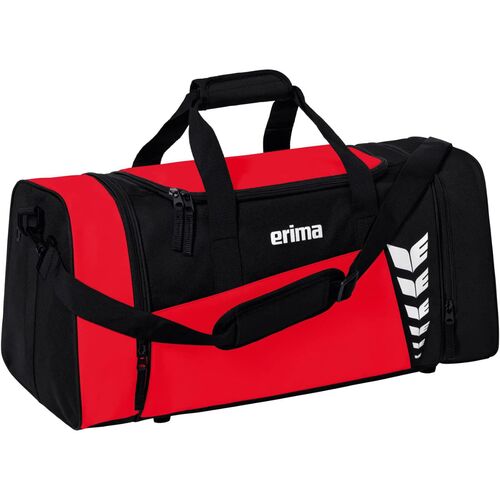 Erima Six Wings Sporttasche S Rot / Schwarz