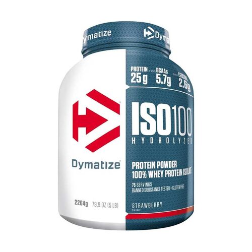 Dymatize Iso 100 Hydrolyzed 2264 g Strawberry