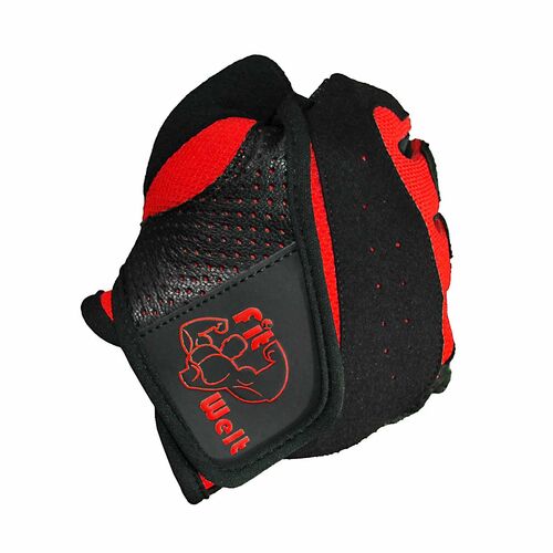 FitWelt Fitnesshandschuhe Light F1 Rot M