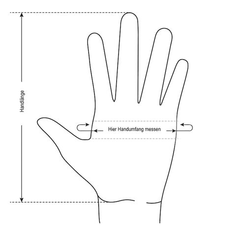 FitWelt Perfect Grip Gel Fitnesshandschuhe XXL