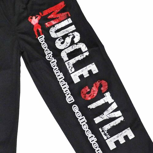 MuscleStyle Mesh Pant Trainingshose Schwarz XXL