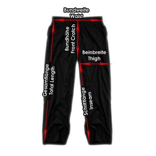 MuscleStyle Mesh Pant Trainingshose Schwarz XXL