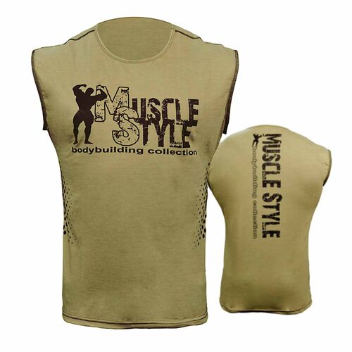 MuscleStyle Tank Top Sand