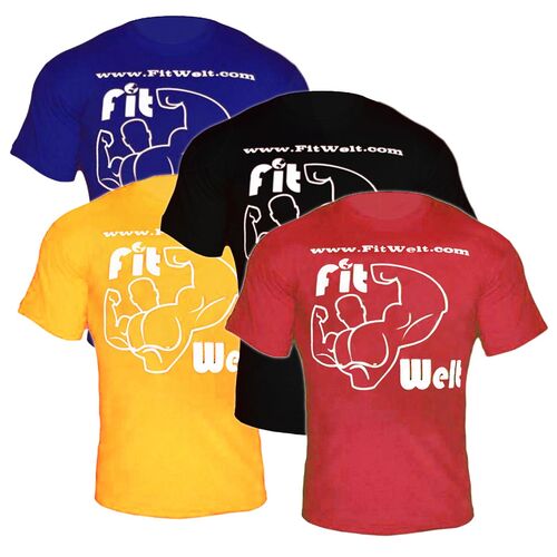 FitWelt T-Shirt Gelb