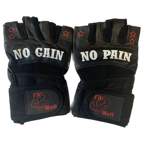 FitWelt Perfect Grip Gel Fitnesshandschuhe M