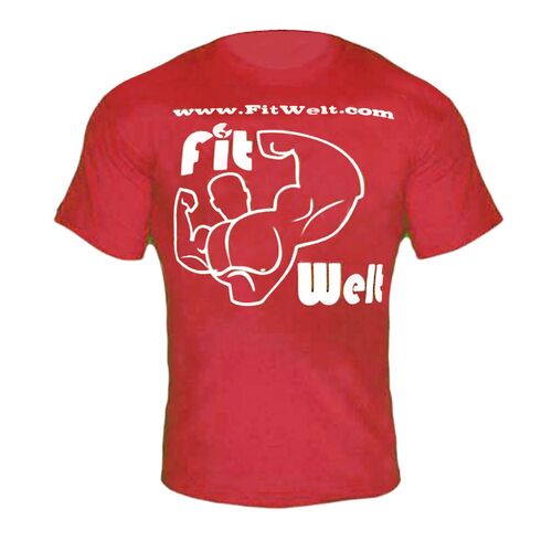 FitWelt T-Shirt Rot XL