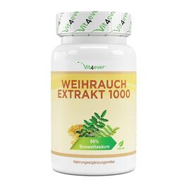 Vit4ever Weihrauch Extrakt 1000 - 85% Boswellia-Säure 180...