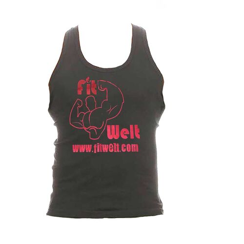FitWelt Tank Top Schwarz L