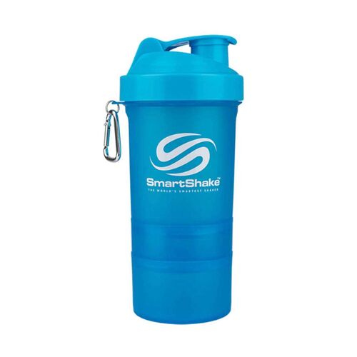 SmartShake Original2Go Shaker 600ml Neon Blue