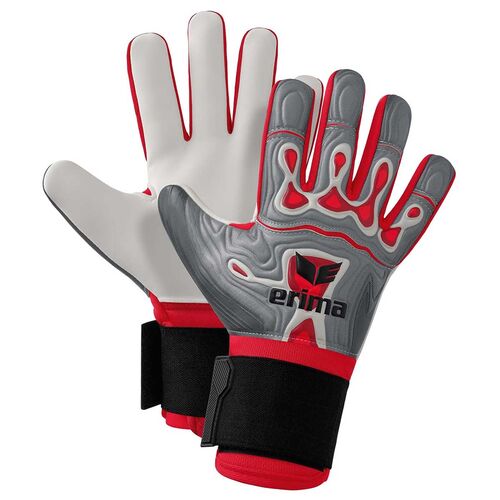 Erima FleX-Ray Robusto Torwarthandschuhe grey / red Gr. 8