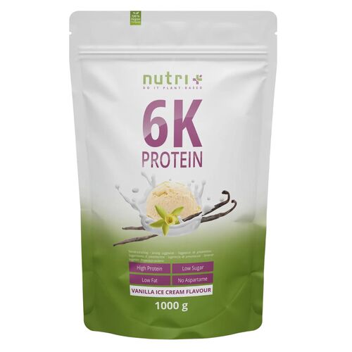 Nutri+ Vegan 6K Protein 1000g Vanille-Eiscreme